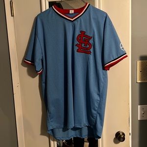 Men’s Vintage Blue St Louis Baseball Jersey (Size XL)